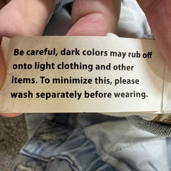 PacSun Shorts Womens 23 Light Wash Denim Mom Short High Rise Paperbag Waist - Picture 9 of 12